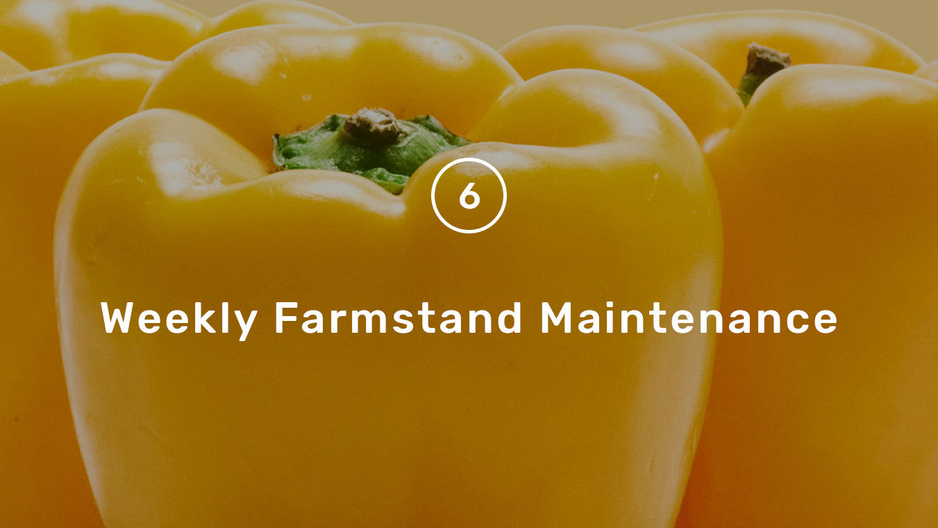 Weekly Farmstand Maintenance