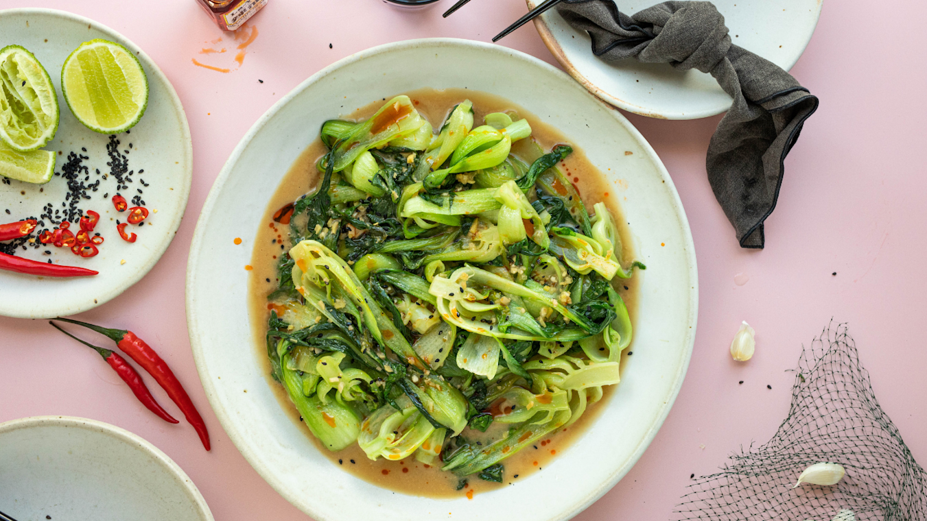 Ginger Miso Bok Choy