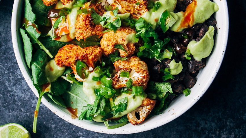 Spicy Vegan Burrito Bowls