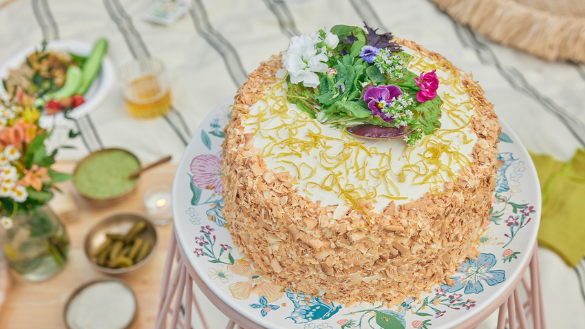 Sherry’s Lemon Coconut Cake