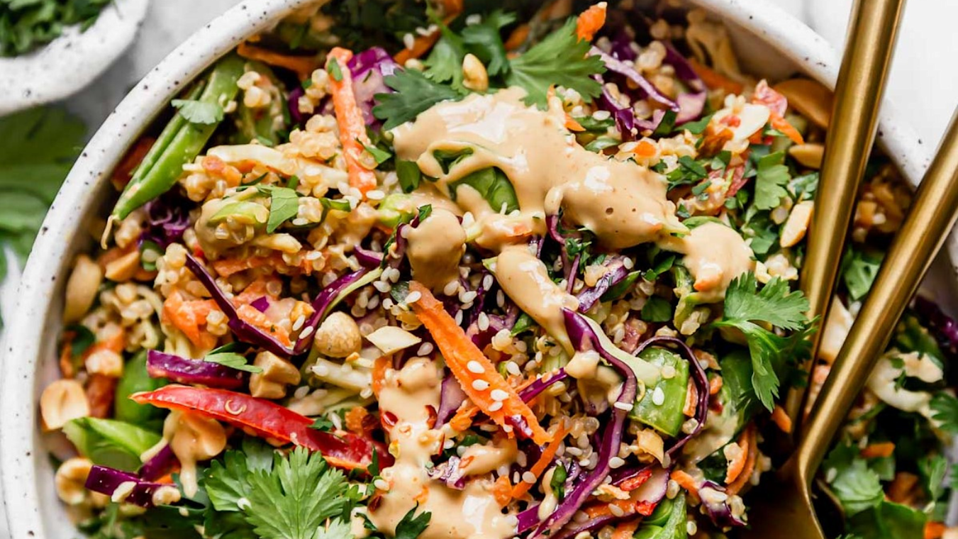 Thai Peanut Quinoa Salad