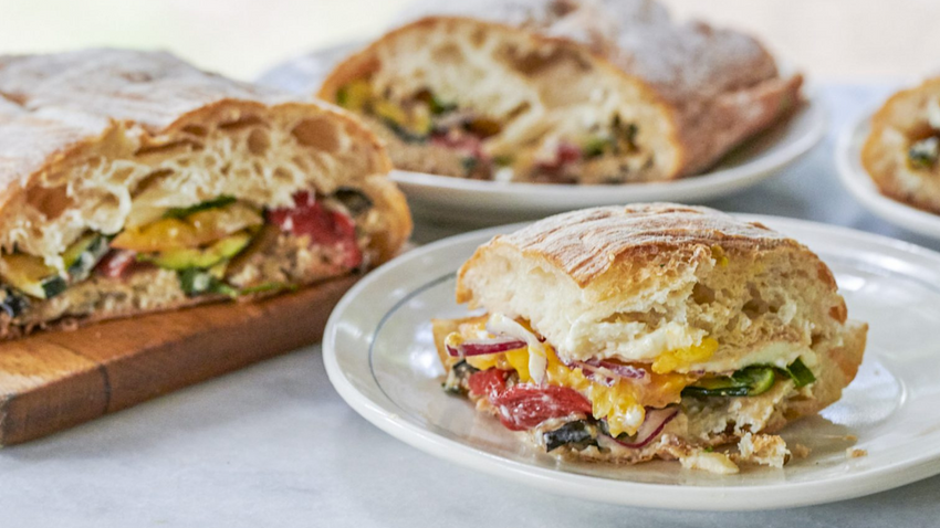 Veggie-Packed Paninis