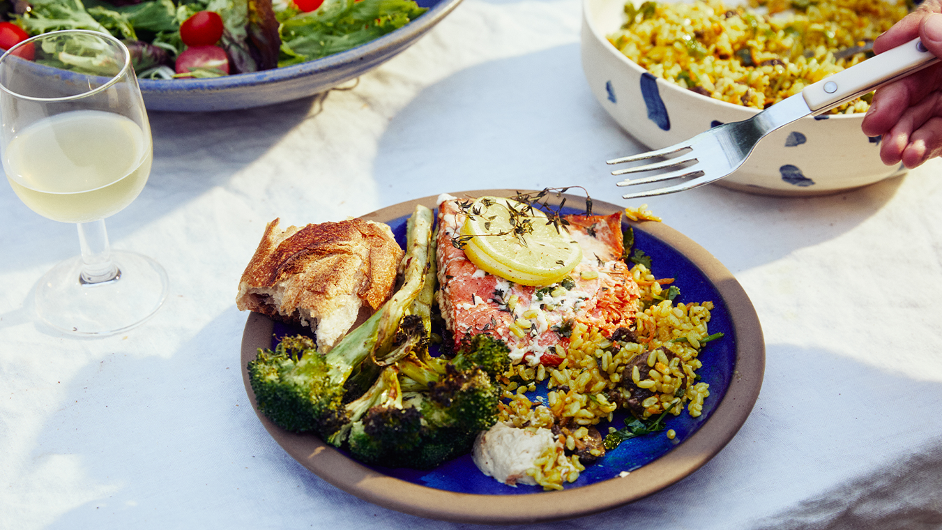 Veggie Rice with Mushrooms & Herbs